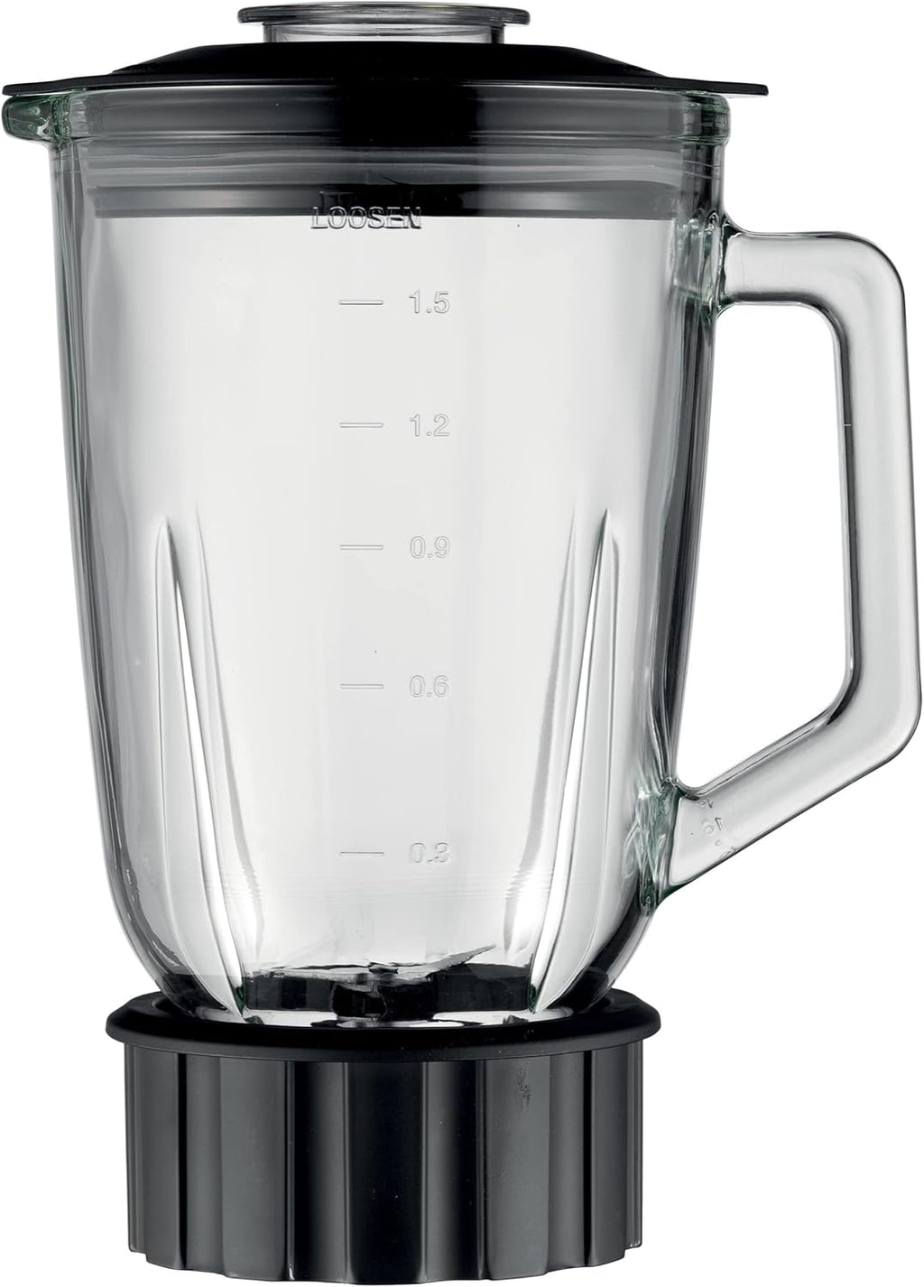 Kenwood Glass Blender 800W | 2L Glass Jar, Grinder, Meat Chopper, Ice Crush, Silver | BLP44.270SS