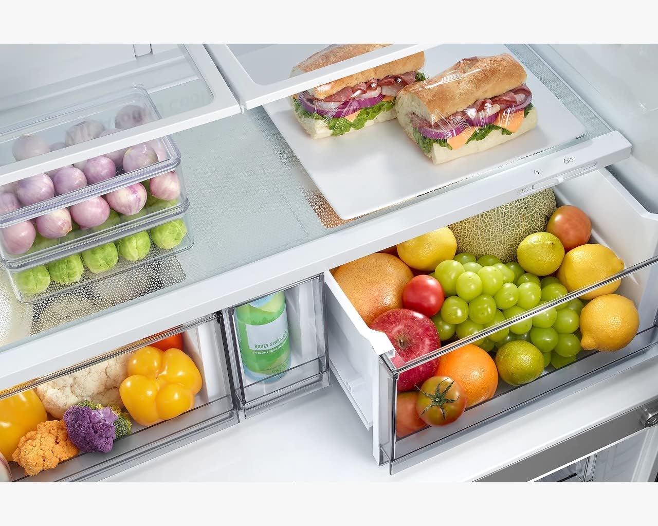 Samsung refrigerator 4 doors, Inverter, RF59A7010SL, Silver