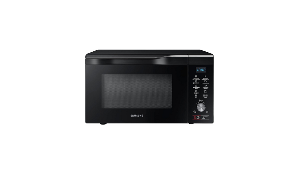 Samsung Microwave 32L Combination 900W – HotBlast, Slim Fry, Wide Grill, Crusty Plate, Black, MC32K7055CK