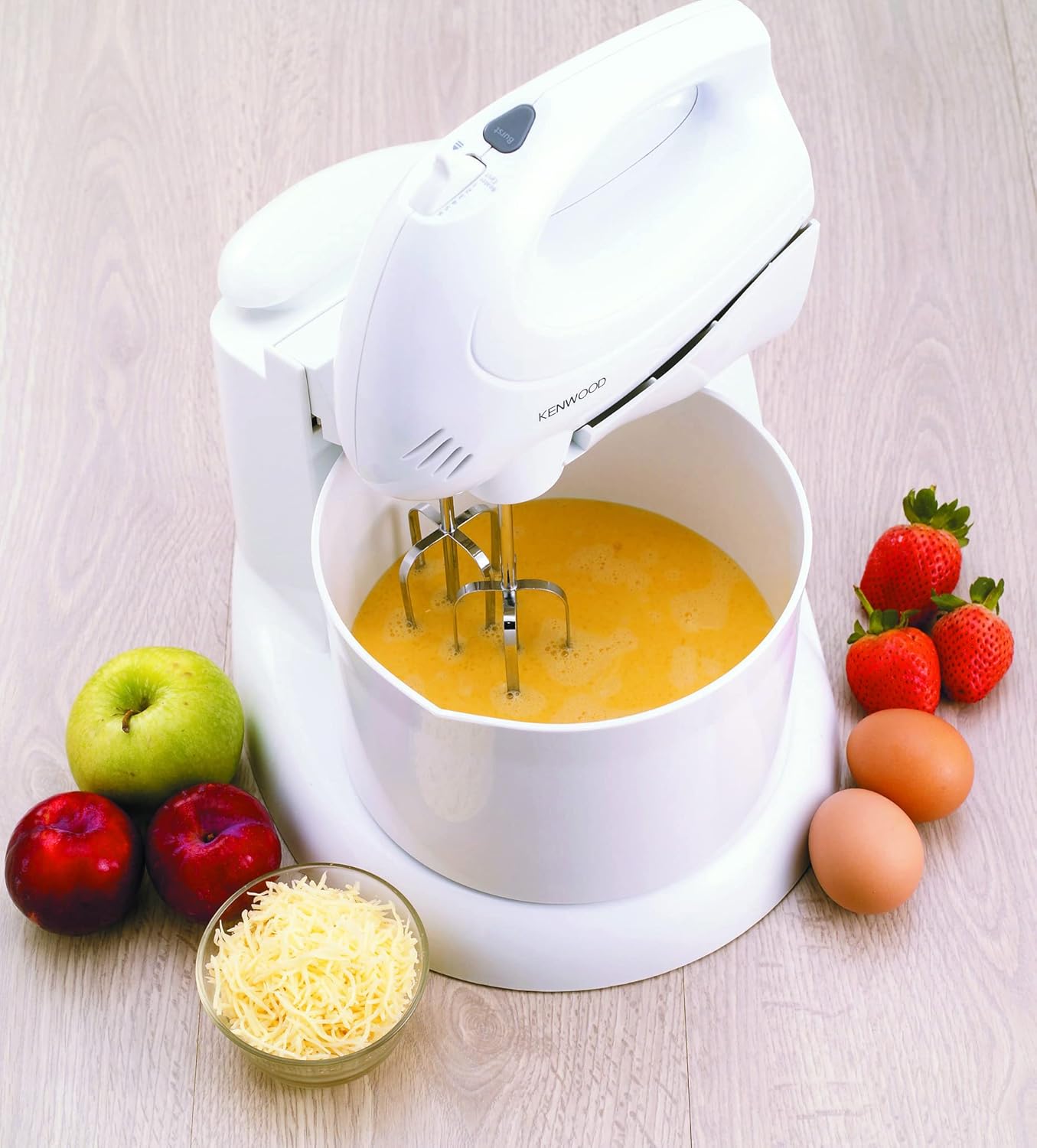 Kenwood Stand & Hand Mixer 250W | 6 Speeds + Turbo, 2.7L Bowl | HM430