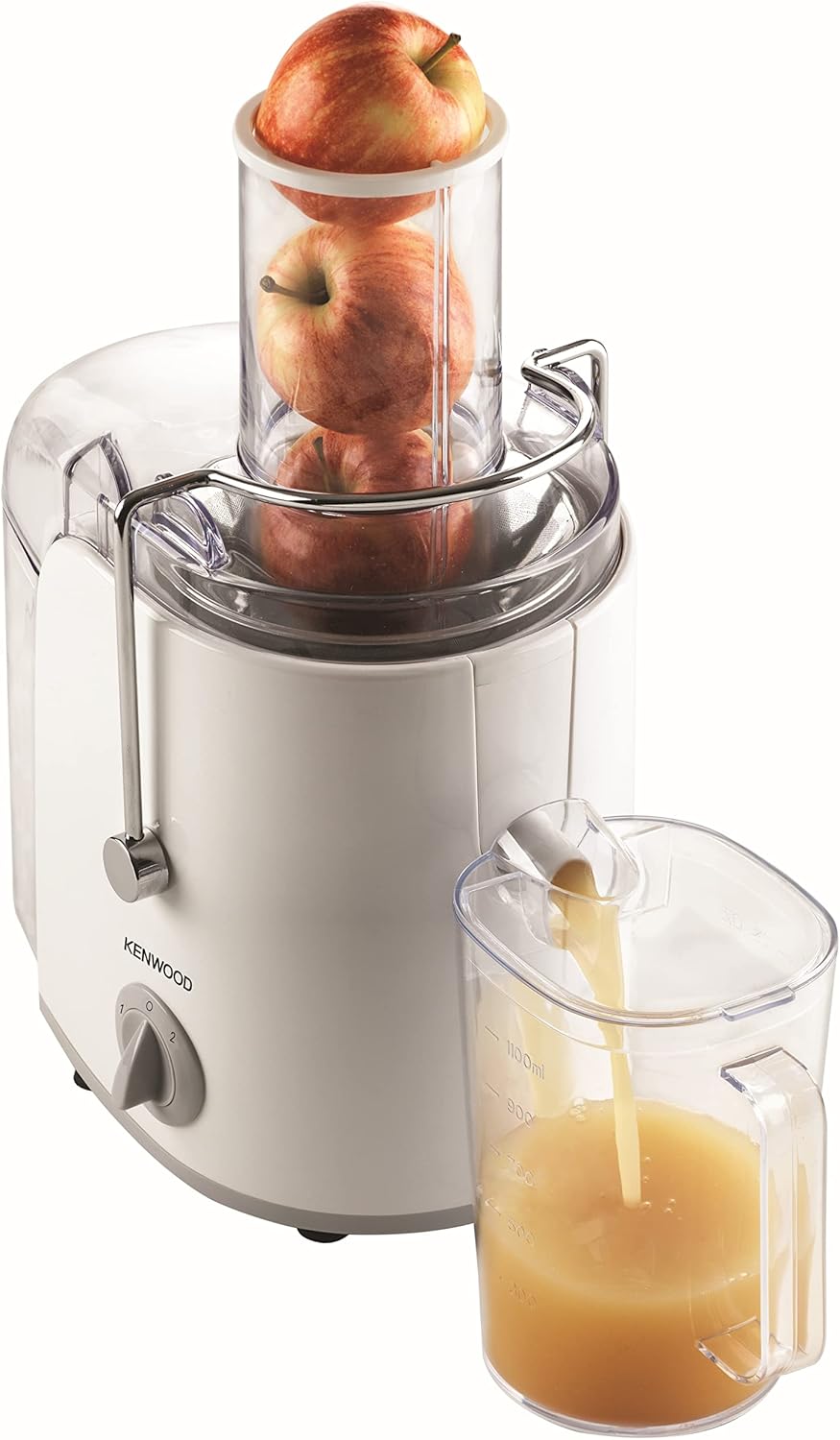 Kenwood Juice Extractor 800W | 75mm Feed Tube, 2 Speed, Anti-Drip, 1.5L Pulp Container | JEP02.A0WH