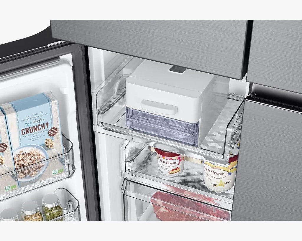 Samsung refrigerator 4 doors, Inverter, RF59A7010SL, Silver