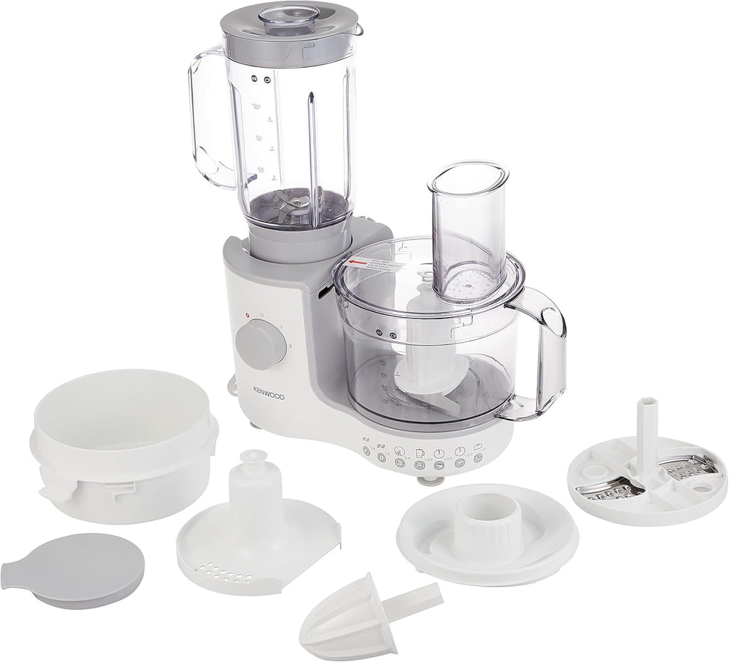 Kenwood Food Processor + Blender 600W | 1.4L Bowl, 2 Speeds + Pulse | FP190