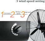 Farco Stand Fan 30" Industrial – 160W, 3 Speeds, Copper Motor, 7kg Base – FAC-750