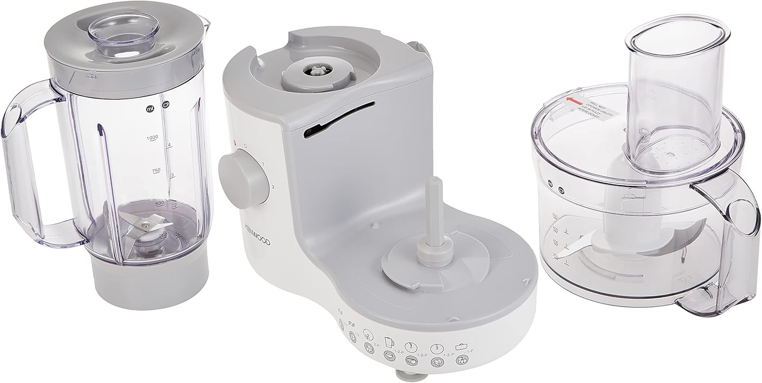 Kenwood Food Processor + Blender 600W | 1.4L Bowl, 2 Speeds + Pulse | FP190