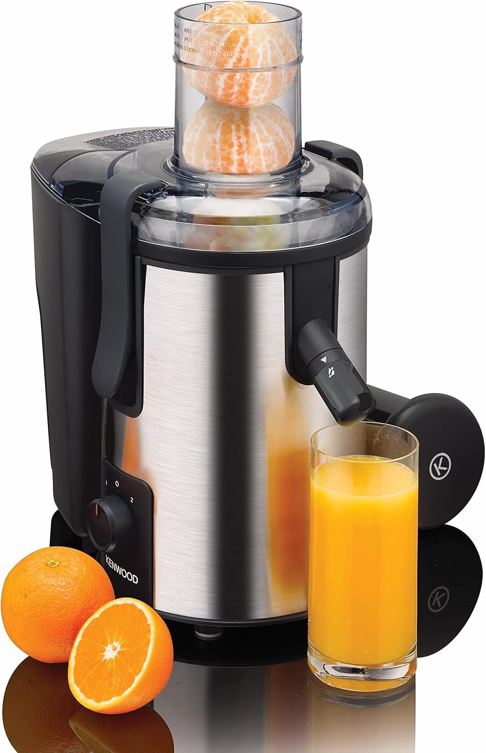 Kenwood Juice Extractor 700W | 75mm Feed Tube, 2 Speed, Anti-Drip, 1.5L Pulp Container | JEM50.000BS