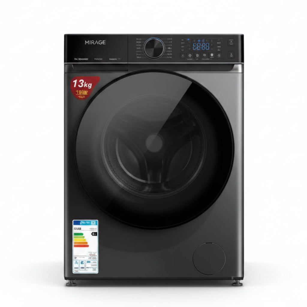 Mirage Front Load Washing Machine 13 Kg Direct Drive Inverter Dark Silver | MR-WM13DDS