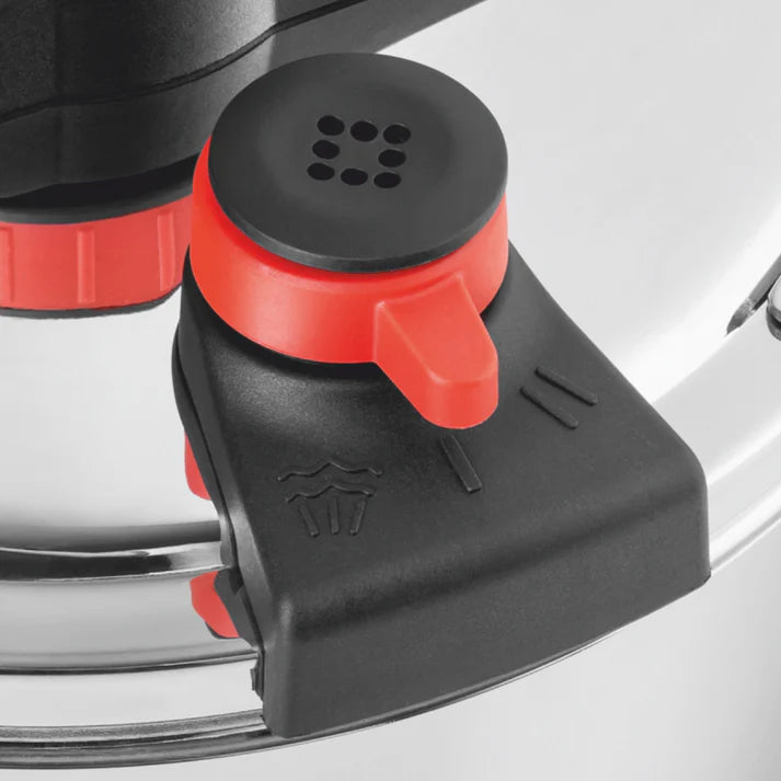 HAEGER Easy Cooker 2-in-1 Pressure Cooker 8L | Stainless Steel | Fast & Safe Cooking, PC-8SS.023A