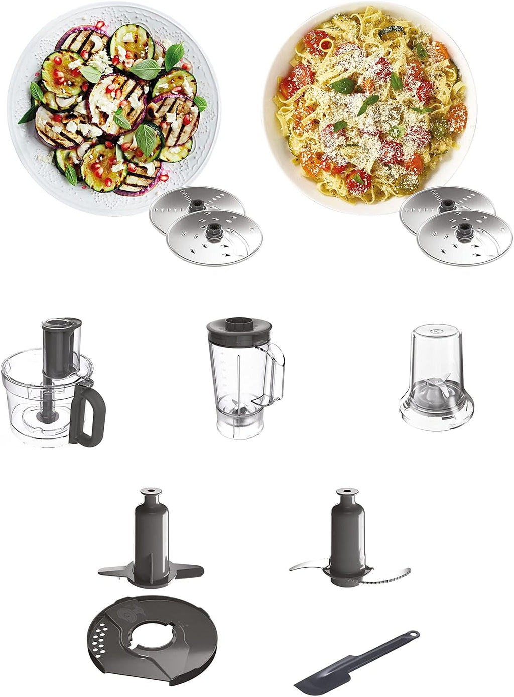 Kenwood Food Processor Multi-Functional  1000W | 3L Bowl, Blender, Grinder & Whisk | FDP65.400WH