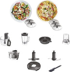 Kenwood Food Processor MultiPro Express 1000W | 3L Bowl, 2 Speeds + Pulse, Safety Lock | FDP65.750WH