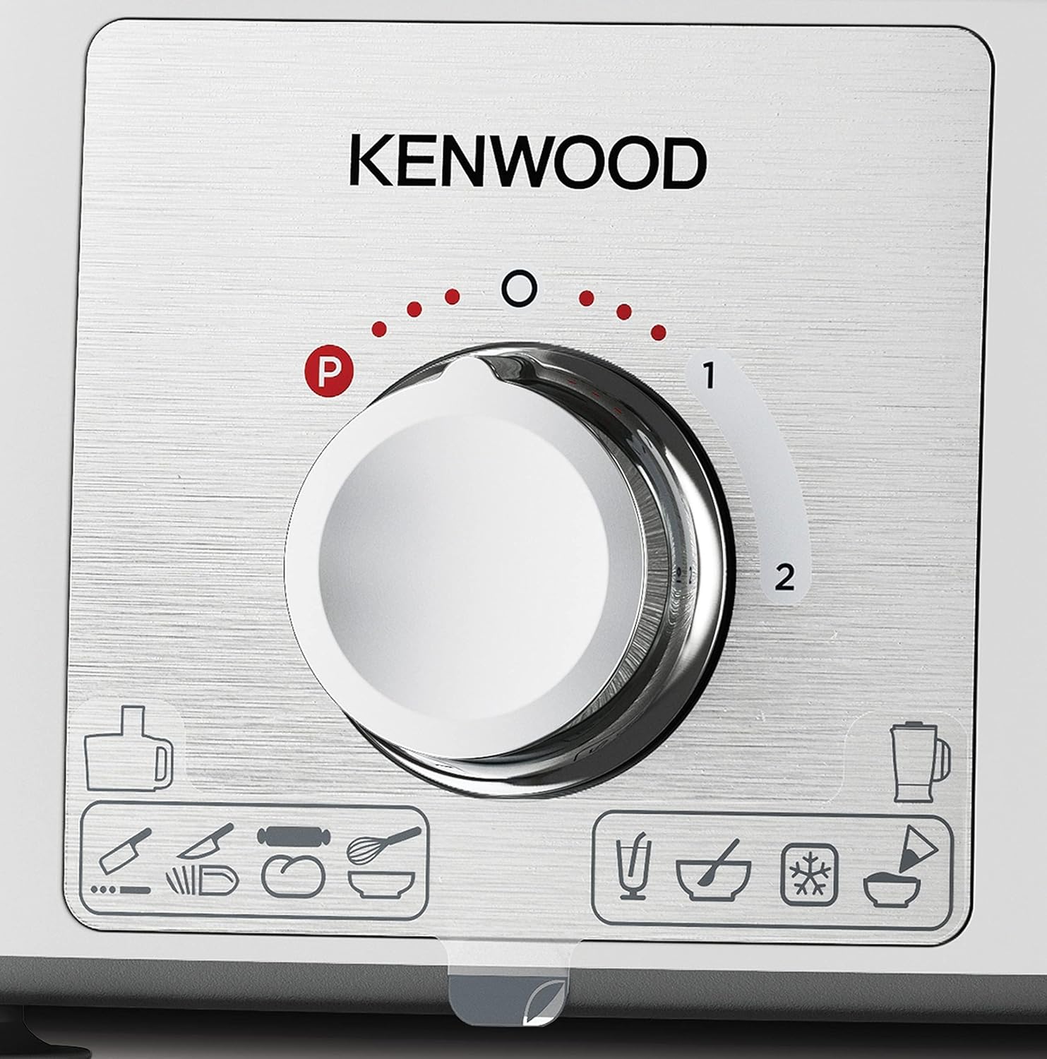 Kenwood Food Processor MultiPro Express 1000W | 3L Bowl, 2 Speeds + Pulse, Safety Lock | FDP65.750WH