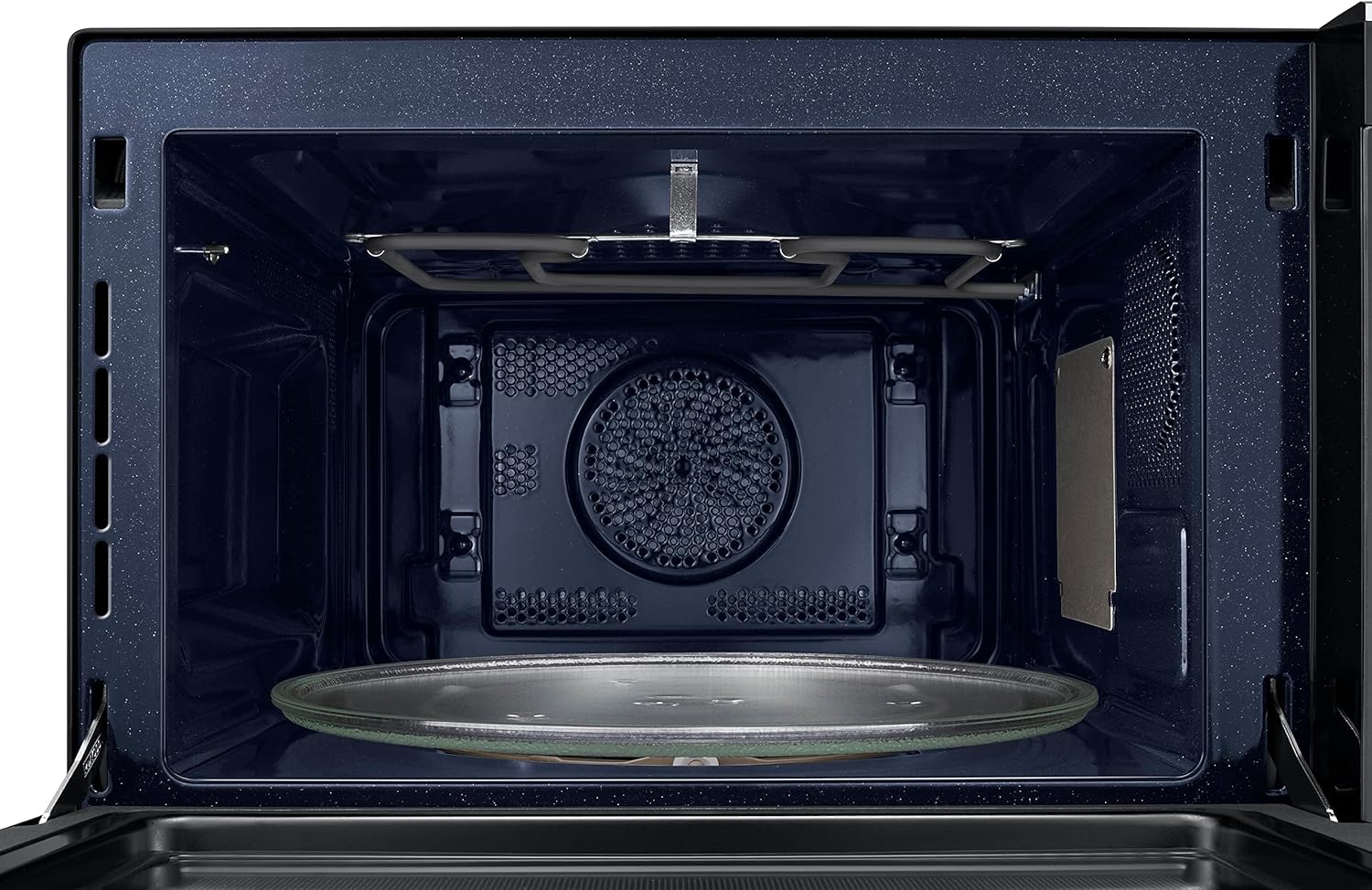 Samsung Microwave 32L Combination 900W – HotBlast, Slim Fry, Wide Grill, Crusty Plate, Black, MC32K7055CK