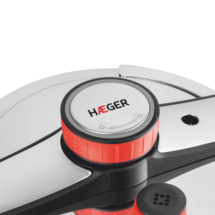 HAEGER Easy Cooker 2-in-1 Pressure Cooker 8L | Stainless Steel | Fast & Safe Cooking, PC-8SS.023A