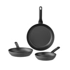 SOGO 3-Piece Frying Pan Set 18cm + 22cm + 26cm | Forged Aluminum | Non-Stick | Induction Ready