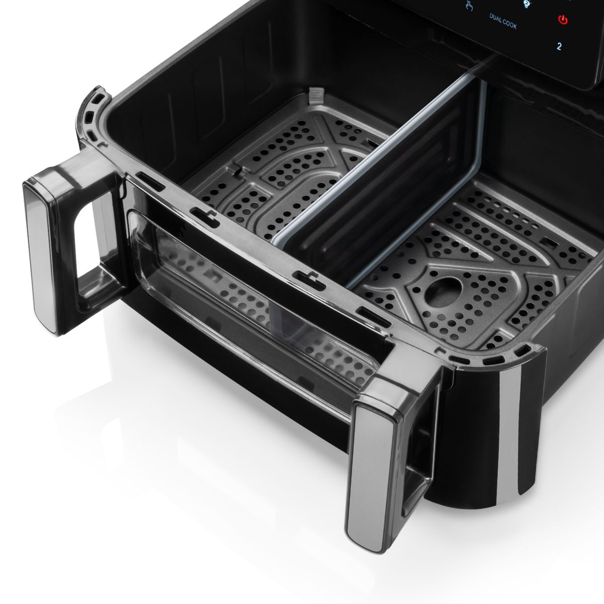 Haeger Air Fryer 10L  2 Drawers Super Cook Digital –, 2600W, 10 Programs, Touchscreen, 80–200°C, AF-D10.010B