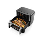 Haeger Air Fryer 10L  2 Drawers Super Cook Digital –, 2600W, 10 Programs, Touchscreen, 80–200°C, AF-D10.010B