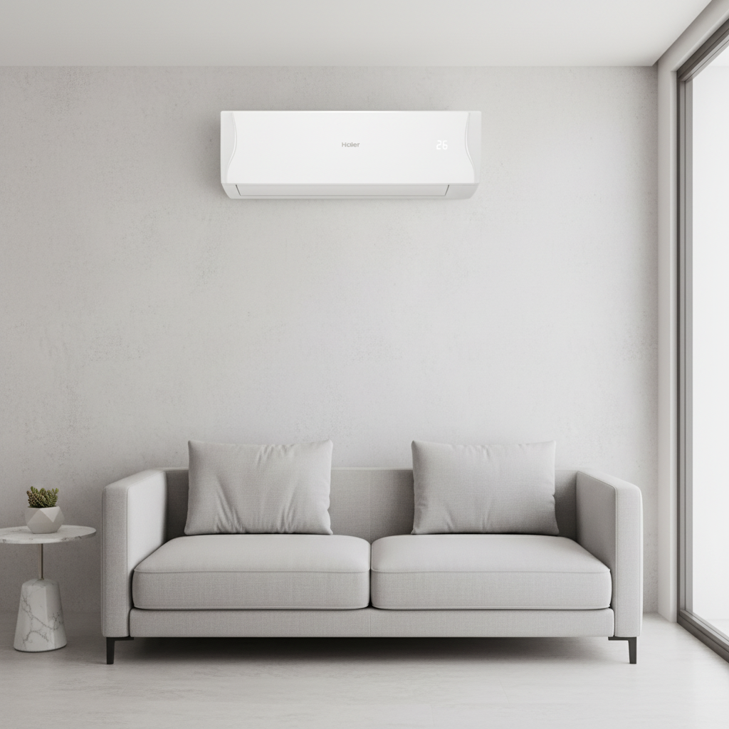 Haier AC 13000 BTU Inverter Split Wi-Fi Smart Heat & Cool R32 Self-Clean | AS13QD