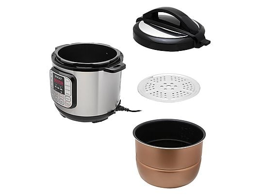 SOGO Electric Pressure Cooker Multifunction – 6L, 1000W, 12 Modes, 24hr Timer – OLL-SS-10605