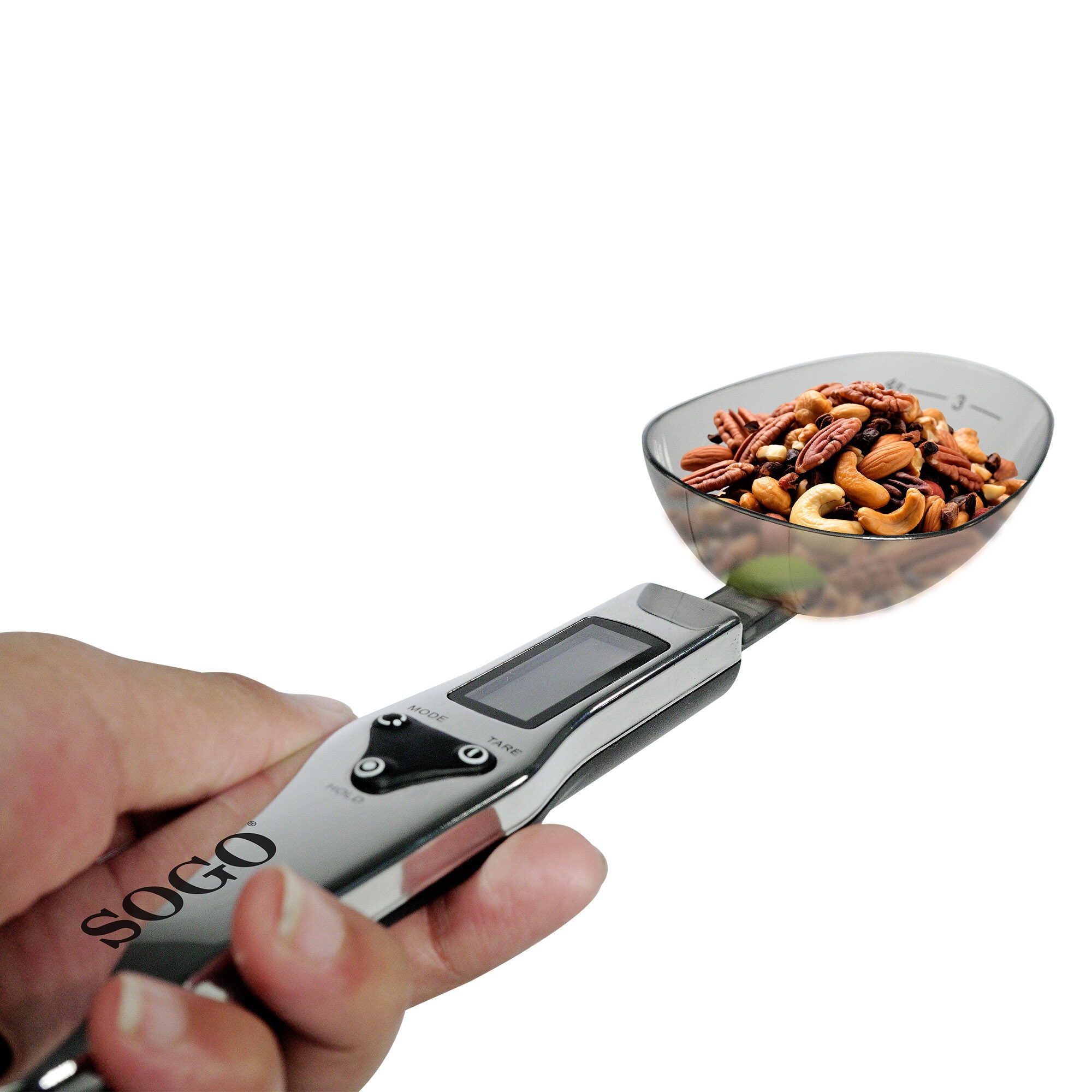 SOGO Spoon Scale Digital – 300g, 0.1g Precision, LCD, BPA-Free – BAC-SS-2930