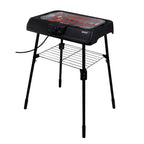 SOGO Electric Barbecue Grill 2-in-1  – 2000W, 41.4x23.9cm, Freestanding or Tabletop – BAR-SS-10381