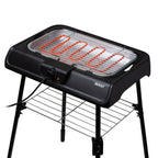 SOGO Electric Barbecue Grill 2-in-1  – 2000W, 41.4x23.9cm, Freestanding or Tabletop – BAR-SS-10381