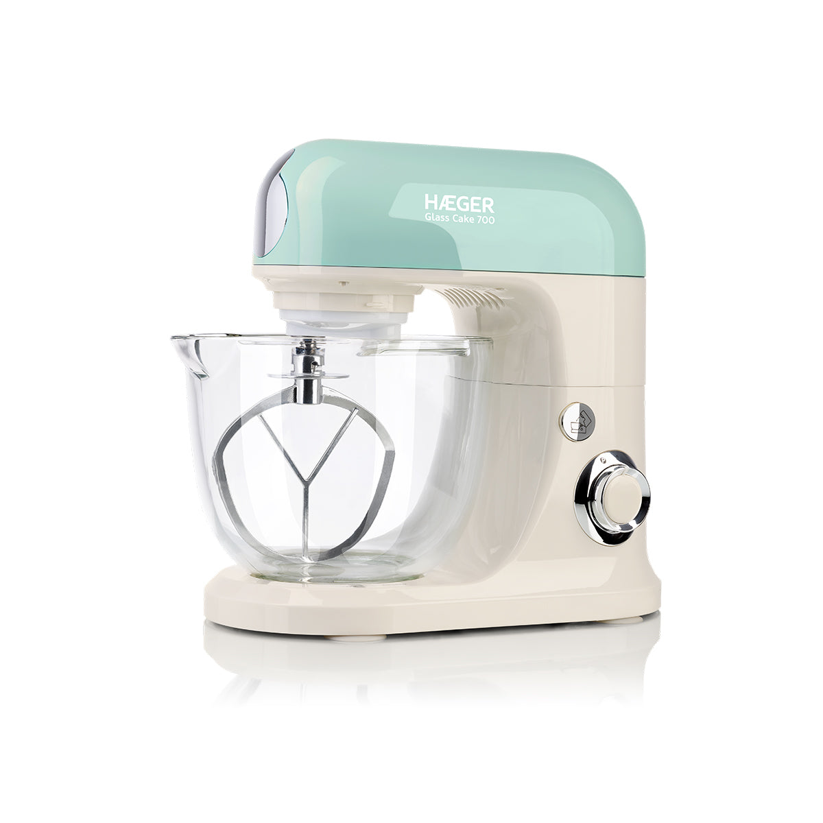 HAEGER Stand Mixer Glass Cake 700 – 700W, 5L Glass Bowl | BL-7BG.016A