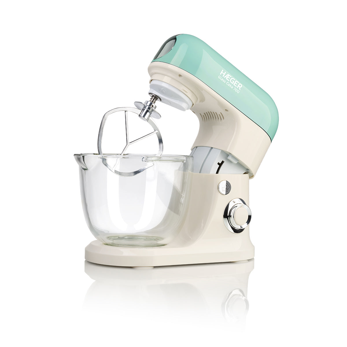 HAEGER Stand Mixer Glass Cake 700 – 700W, 5L Glass Bowl | BL-7BG.016A