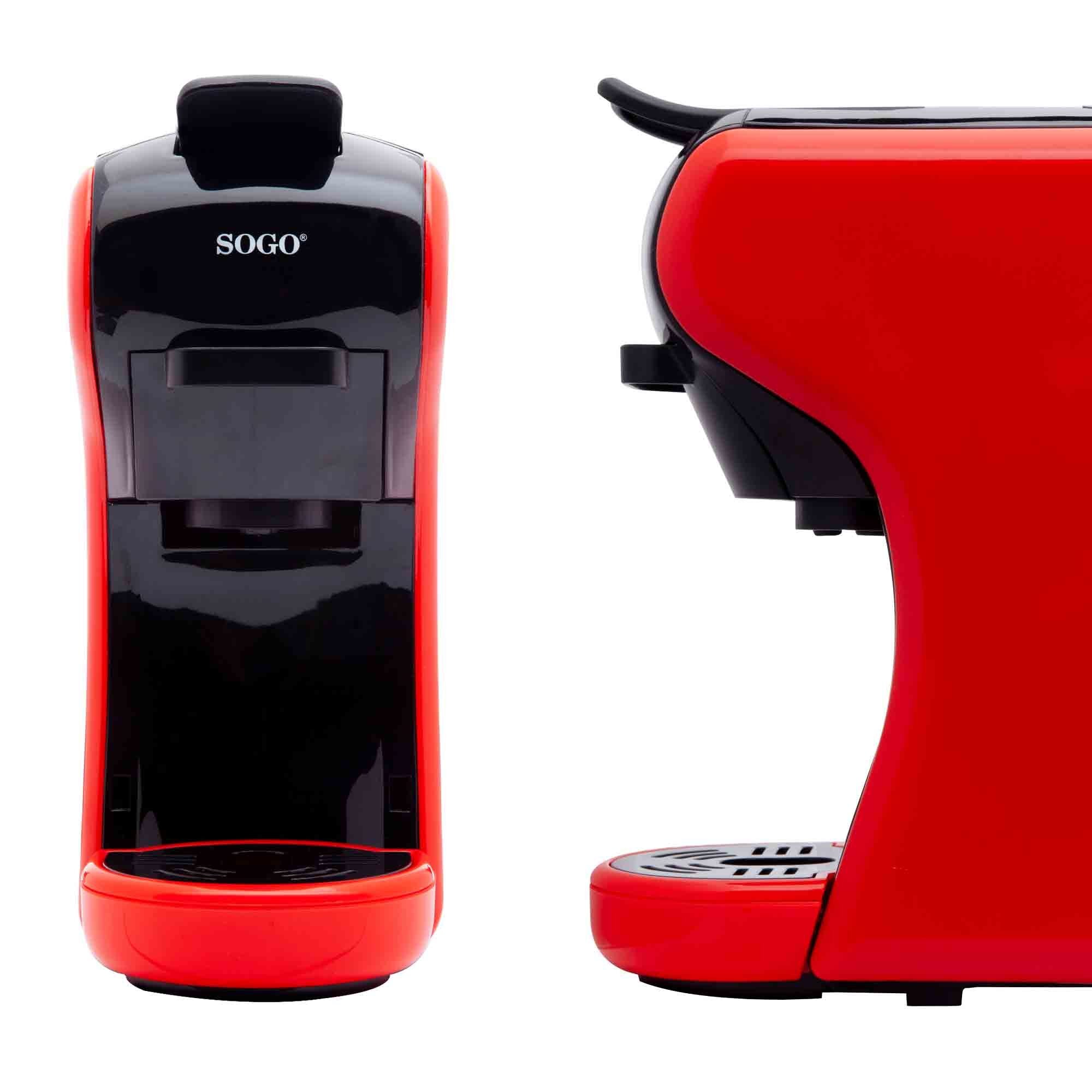 SOGO 3-in-1 Espresso Maker – 19 Bar, 0.6L, Multi-Capsule Compatible | CAF-SS-5675-R