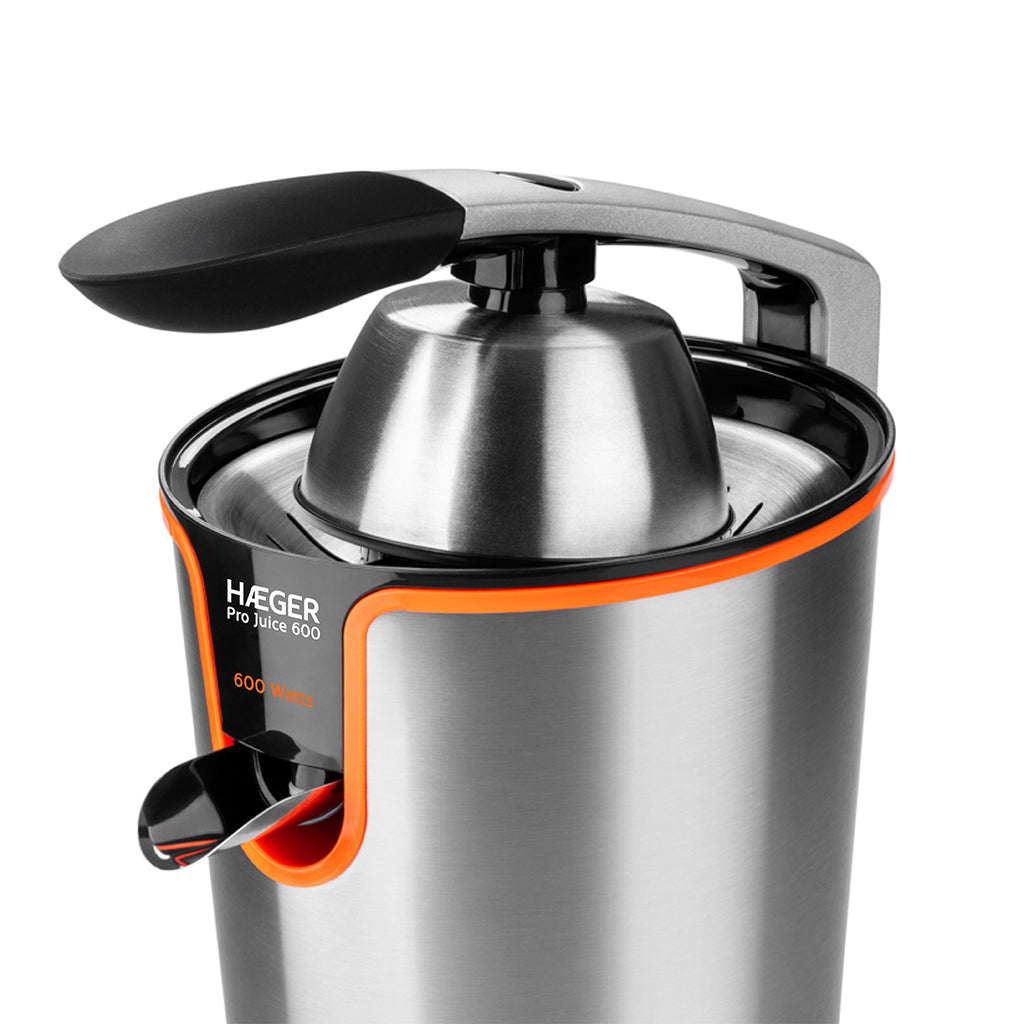 HAEGER Citrus Juicer Pro Juice – 600W, Stainless Steel | CJ-600.007A