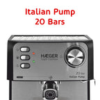 HAEGER Espresso Coffee Machine Super Expresso – 20 Bar, 850W, CM-85B.011A