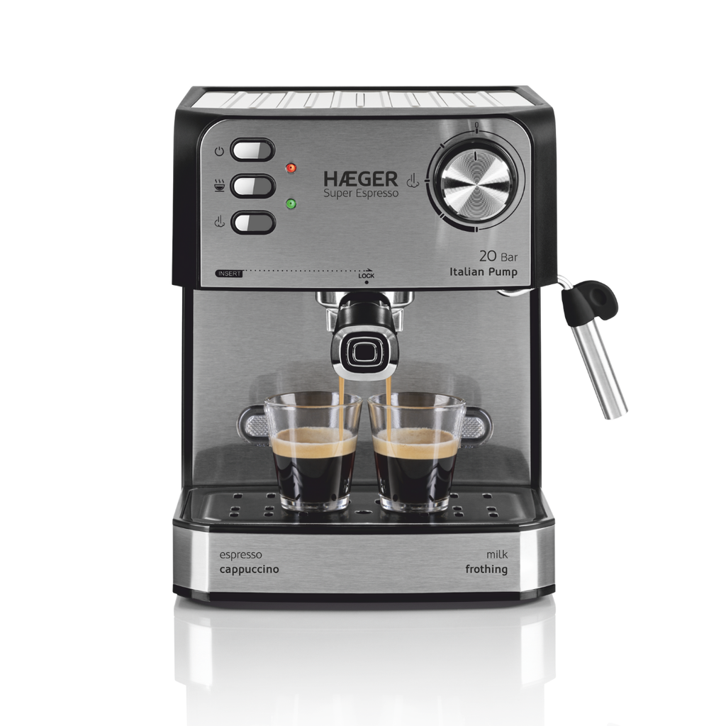 HAEGER Espresso Coffee Machine Super Expresso – 20 Bar, 850W, CM-85B.011A