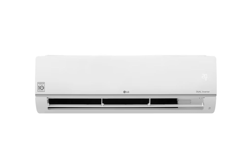 مكيف ال جي، 24000 وحدة حرارية بريطانية، تحكم بالتروس، ضاغط مزدوج العاكس DUAL Inverter™، S4-W24K23AE أبيض