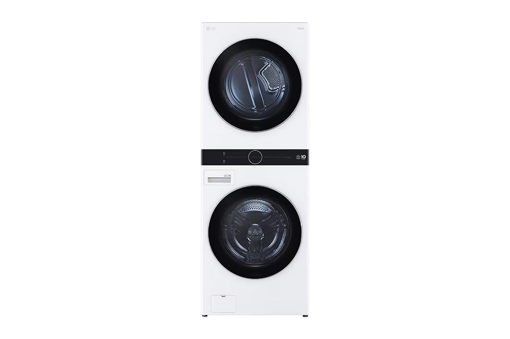 LG WashTower™ غسالة تعبئة أمامية 21 كغ غسيل / 16 كغ تجفيف - أبيض، WT2116WRK