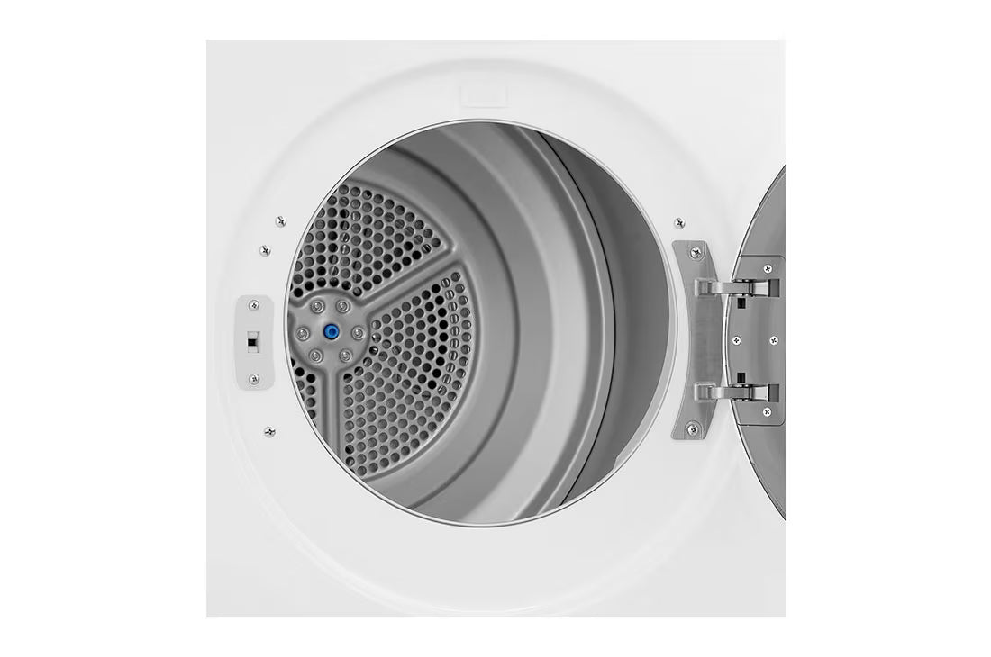 نشافة إل جي باللون الأبيض بحساس حراري مزدوج وتقنية Inverter، سعة 9 كجم طراز RH90V3AV0N