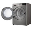 مجفف إل جي DUAL Inverter Heat Pump™ Dryer سعة 9 كجم - فضي بلاتيني، RH90V9PV8N