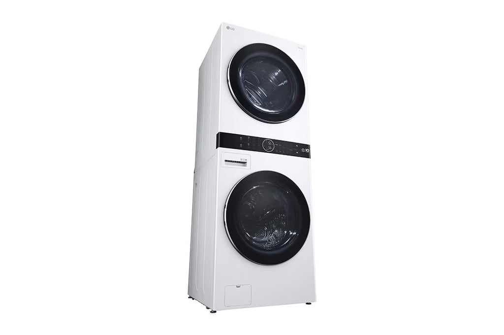LG WashTower™ غسالة تعبئة أمامية 21 كغ غسيل / 16 كغ تجفيف - أبيض، WT2116WRK