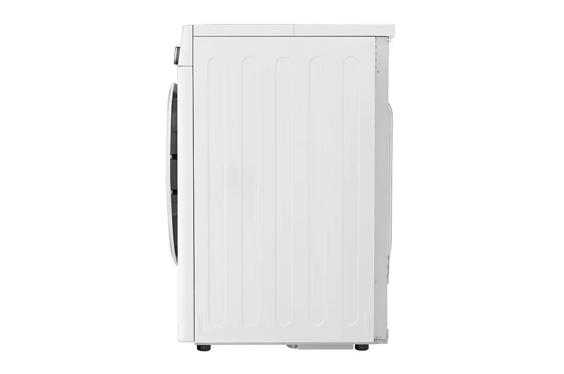 نشافة إل جي باللون الأبيض بحساس حراري مزدوج وتقنية Inverter، سعة 9 كجم طراز RH90V3AV0N