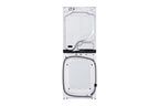LG WashTower™ غسالة تعبئة أمامية 21 كغ غسيل / 16 كغ تجفيف - أبيض، WT2116WRK