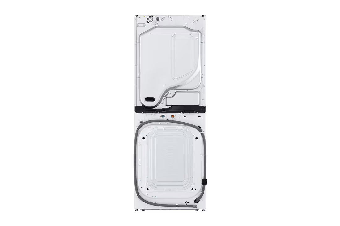 LG WashTower™ غسالة تعبئة أمامية 21 كغ غسيل / 16 كغ تجفيف - أبيض، WT2116WRK