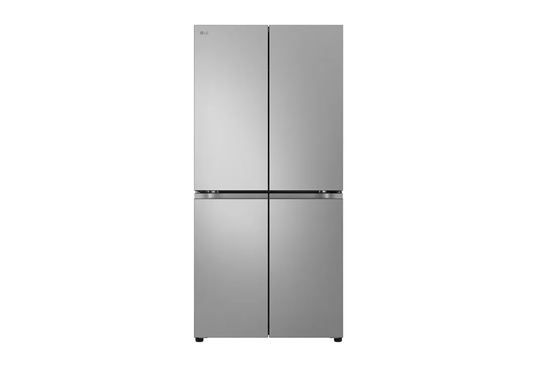 ثلاجة ال جي 4 أبواب - 594 لتر | LinearCooling™ | 4 أبواب، GCB-244DFPL، فضي