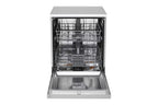 غسالة صحون LG ‏QuadWash™ قائمة بذاتها – 14 إعداد مكان، فضي برايم، DFC612FV