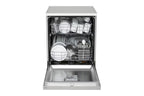 غسالة صحون LG ‏QuadWash™ قائمة بذاتها – 14 إعداد مكان، فضي برايم، DFC612FV