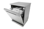 غسالة صحون LG ‏QuadWash™ قائمة بذاتها – 14 إعداد مكان، فضي برايم، DFC612FV