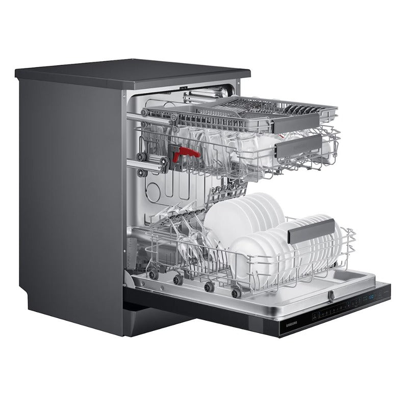 Samsung Dishwasher Series 11 Freestanding – Auto Door Open, 14 Place Settings, Anthracite, DW60A8050FB/EU
