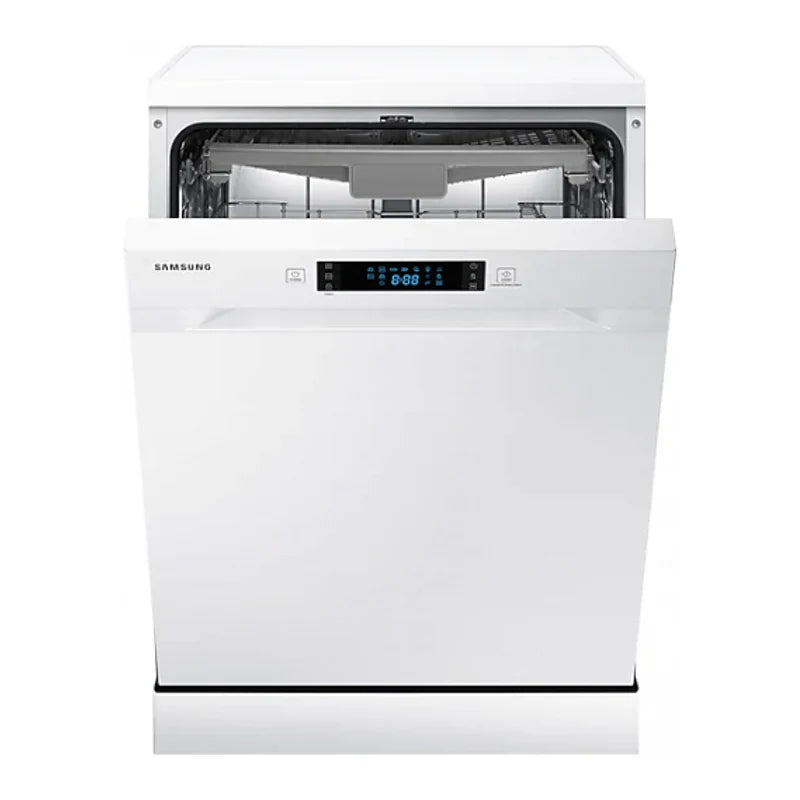 غسالة أطباق سامسونج، سعة 14 مكانًا، موديل DW60M5070FW، لون أبيض