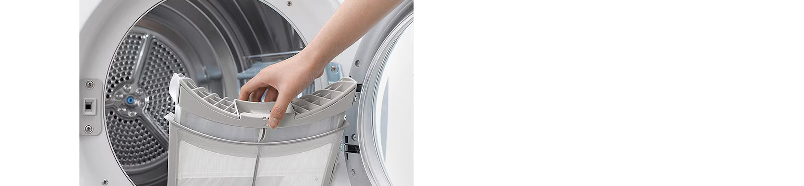 مجفف إل جي DUAL Inverter Heat Pump™ Dryer سعة 9 كجم - فضي بلاتيني، RH90V9PV8N