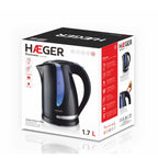 HAEGER Kettle Blackness Electric – 1.7L, 2200W | EK-22B.023A