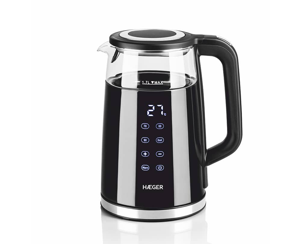 HAEGER Kettle Digiglass Digital Electric – 1.7L, 2200W | EK-DIG.028A