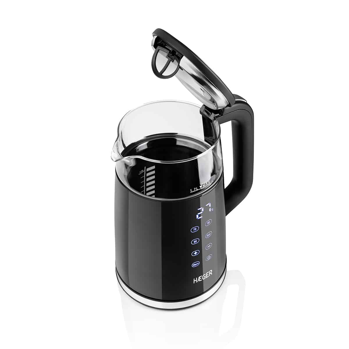 HAEGER Kettle Digiglass Digital Electric – 1.7L, 2200W | EK-DIG.028A