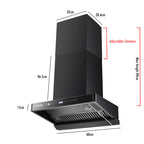 شفاط مطبخ KB ELEMENTS 60 سم – شفاط طهي عالي الشفط BLDC (ELK150H60)